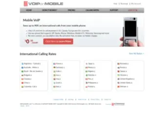 Voiponmobile.com(Mobile VoIP apps) Screenshot