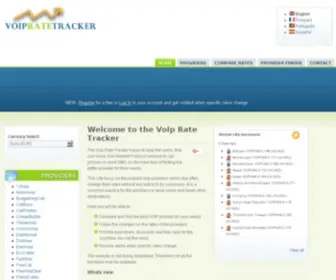 Voipratetracker.com(The Voip Rate Tracker) Screenshot