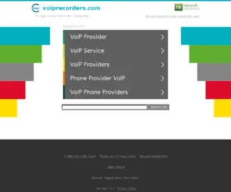 Voiprecorders.com(Voiprecorders) Screenshot