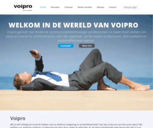 Voipro.nl Screenshot