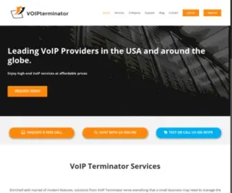 Voipterminator.com(VoIP Terminator) Screenshot