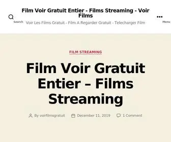 Voirfilmsgratuit.com(voirfilmsgratuit) Screenshot