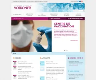 Voiron.fr(Site officiel de la ville) Screenshot