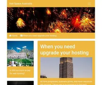 Voitspace.com(Voit Space Australia) Screenshot
