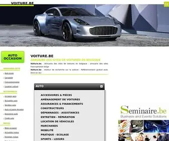 Voiture.be(Annuaire de liens centrée sur la voiture) Screenshot