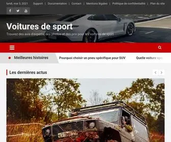 Voituredesport.com(Voitures de sport) Screenshot