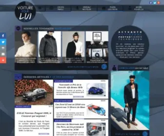 Voiturepourlui.com(Voiture Pour Lui : toute l’actu automobile et tendances mode masculine) Screenshot