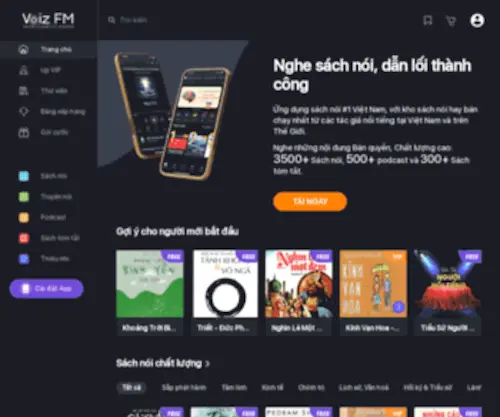 Voiz.vn(Sách nói & podcast chất lượng cao) Screenshot