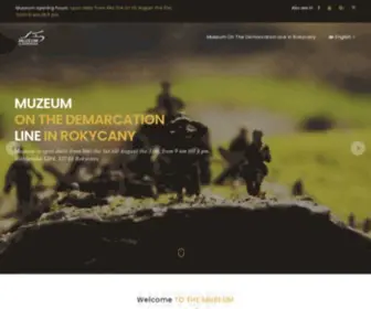 Vojenskemuzeumrokycany.cz(Vojenské Muzeum na demarkační linii v Rokycanech) Screenshot