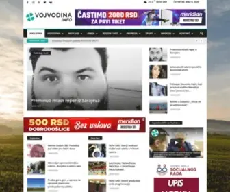 VojVodinainfo.rs(Naslovna) Screenshot