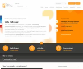 Voka.be(Voka nationaal) Screenshot