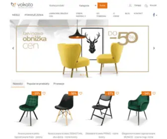 Vokato.com(Designerskie i nowoczesne meble do domu i ogrodu) Screenshot