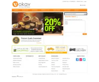 Vokav.com(Online supermarket) Screenshot