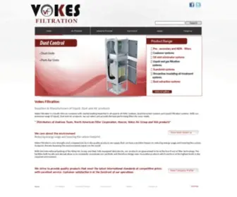 Vokes.co.za(Vokes Filtration) Screenshot