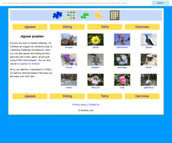 Voknel.com(Voknel jigsaw puzzles) Screenshot