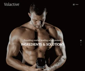 Volactive.com(Harnessing the goodness of Whey Protein) Screenshot