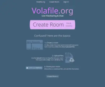 Volafile.org(Live Filesharing & Chat) Screenshot