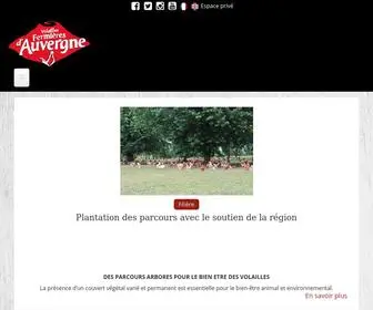 Volailles-Auvergne.com(SYVOFA Poulet fermier et Volailles Fermières Auvergne) Screenshot