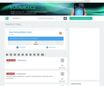 Volajici.cz(VOLAJÍCÍ.cz) Screenshot