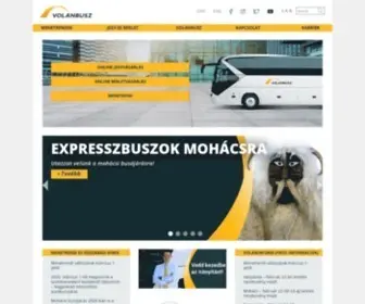 Volanbusz.hu(Volánbusz.hu) Screenshot
