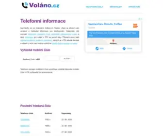 Volano.cz(Voláno.cz) Screenshot