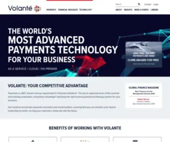 Volantetech.com(Volante Technologies) Screenshot