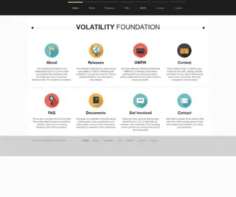 Volatilityfoundation.org(The Volatility Foundation is an independent 501(c) (3)) Screenshot