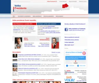 Volba-Prezidenta.cz(Volba prezidenta České republiky) Screenshot