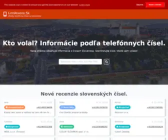 Volby-Slovensko.sk(Informácie podľa telefónnych čísel) Screenshot