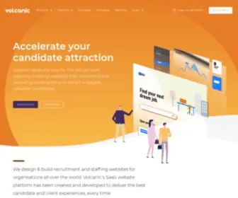 Volcanic.com.au(Recruitment Agency and Staffing Websites) Screenshot