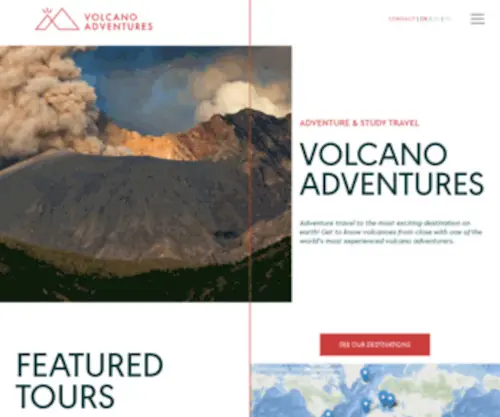 Volcano-Adventures.com(Volcano Tours) Screenshot