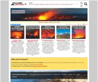 Volcanoadventures.com(Volcano tours & adventure travel with) Screenshot