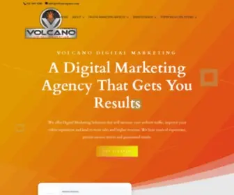 Volcanoagency.com(Volcano Digital Marketing) Screenshot