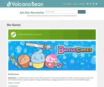 Volcanobean.com(Volcano Bean) Screenshot