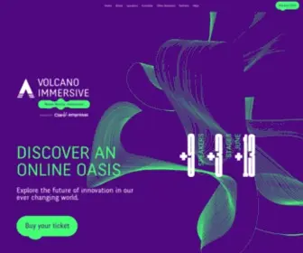 Volcanosummit.com(Volcano Immersive) Screenshot