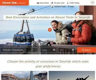 Volcanoteide.com(Volcano Teide) Screenshot