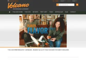 Volcanovaporizer.com(STORZ & BICKEL) Screenshot