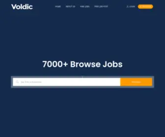 Voldic.com(Job Finder) Screenshot