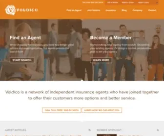 Voldico.com(Independent Insurance Agency Network) Screenshot