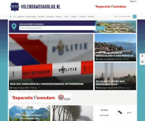 Volendamsdagblad.nl(Volendamsdagblad) Screenshot