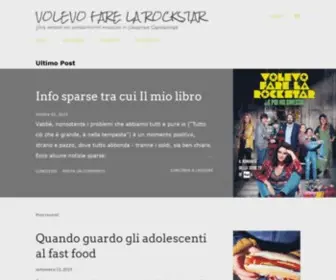 Volevofarelarockstar.com(VOLEVO FARE LA ROCKSTAR) Screenshot