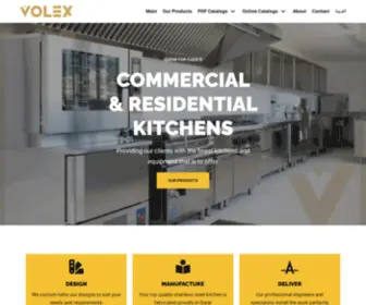 Volexco.com(Volex Kitchens & Decor) Screenshot