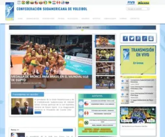 Voleysur.org(Confederación Sudamericana de Voleibol) Screenshot