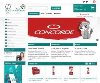 Volf-Concorde.cz(Kencelářské potřeby) Screenshot