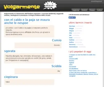 Volgarmente.com(Sito off) Screenshot