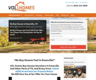 Volhomes.com(We Buy Houses In Knoxville TN) Screenshot