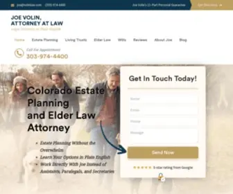 Volinlaw.com(Top-Rated Estate Planning Lawyer Joe Volin) Screenshot