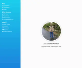 Volkanatasever.com(Volkan Atasever) Screenshot