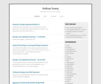 Volkaninanc.com(Volkan İnanç BLOG) Screenshot