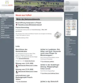 Volken.ch(Gemeinde Volken) Screenshot